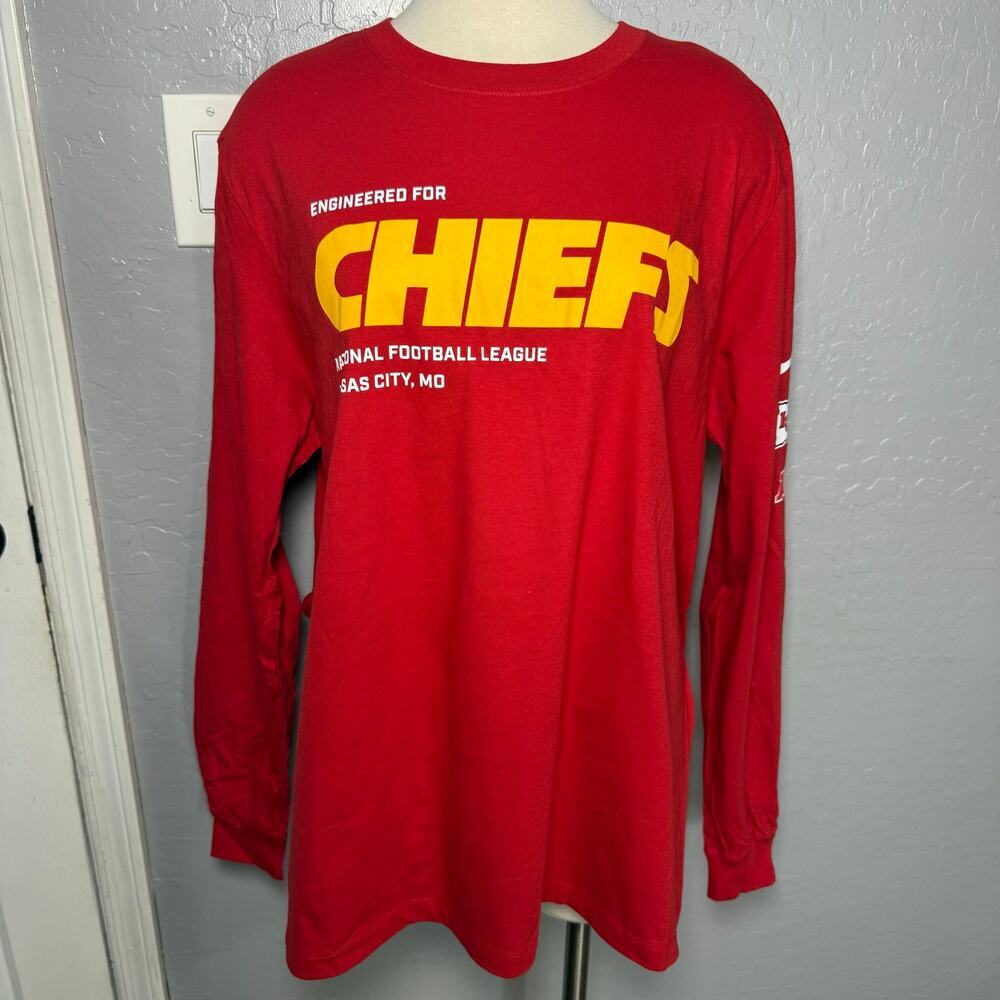 NWT Nike Kansas City Chiefs Essential Long Sleeve T-Shirt Red Men XL NKAC-65N⁠
